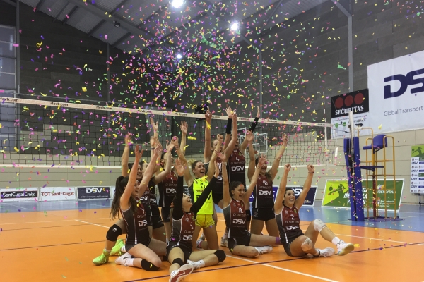 El DSV Club Voleibol Sant Cugat fa història i, per primera vegada en els seus 33 anys, jugarà el play-off pel títol de la màxima categoria estatal