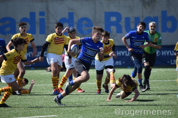 El Club de Rugby Sant Cugat es vol endur la final del Campionat de Catalunya de Clubs Sub-14 a l'estadi de la UE Santboiana