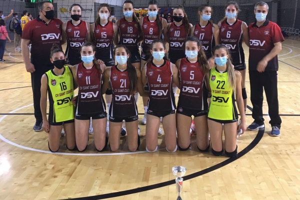 El juvenil A del DSV Club Voleibol Sant Cugat obté el bitllet pel Campionat d'Espanya, del 26 al 30 de juny a Almeria