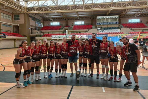El DSV Club Voleibol Sant Cugat s'adjudica el Campionat d'Espanya Infantil Femení, i ja suma 4 podis en un estatal