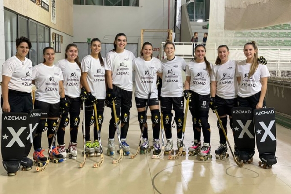 Alba Ambròs, del Solideo Patí Hoquei Club Sant Cugat, debuta, amb nota, amb la selecció catalana absoluta femenina, en el Nadal Sobre Rodes