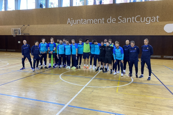 El FC Barcelona promociona l'handbol a la ciutat gràcies al Club Handbol Sant Cugat