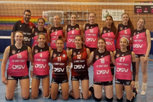 L'equip juvenil A del DSV Club Voleibol Sant Cugat, campió de Catalunya