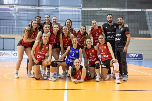 Histórica clasificación del DSV Club Voleibol Sant Cugat en competición europea, la CEV Volleyball Challenge Cup, en su mejor temporada